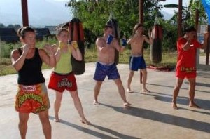Упражнения в тайском боксе